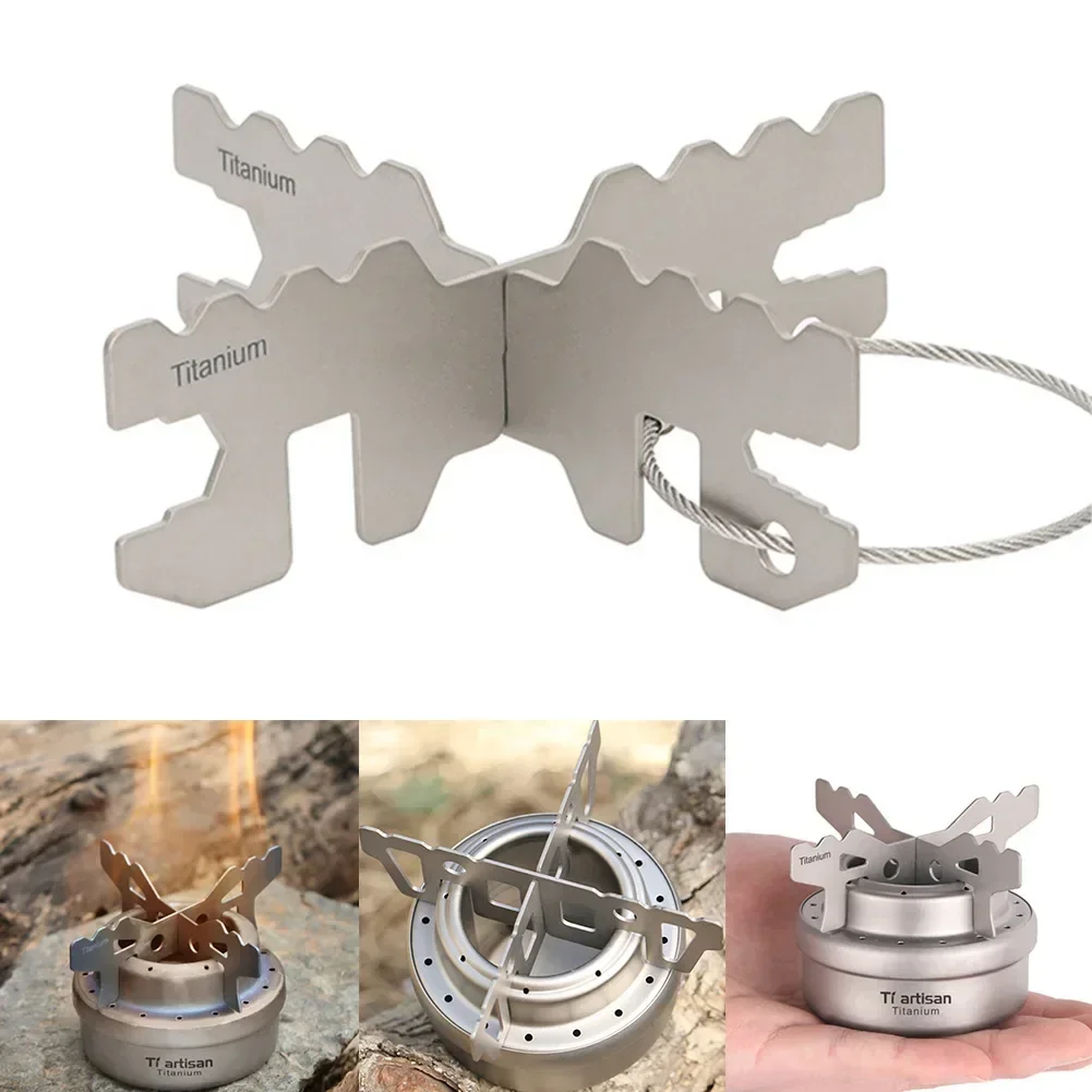 Camping Cooking Alcohol - Outdoor Alcohol Stove Rack Titanium Ultralight