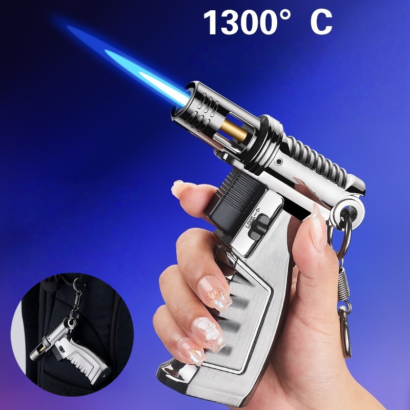 Camping Cooking Torch - New Metal High-capacity Inflatable Lighter Windproof
