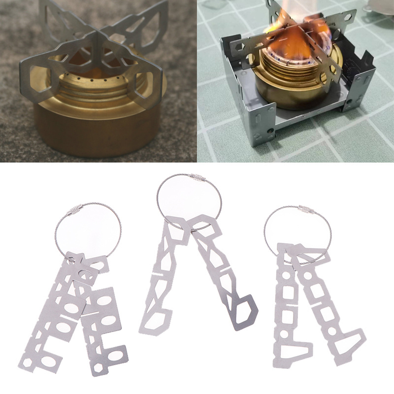 Camping Cooking Alcohol - Outdoor Stainless Steel Alcohol Stove Stand
