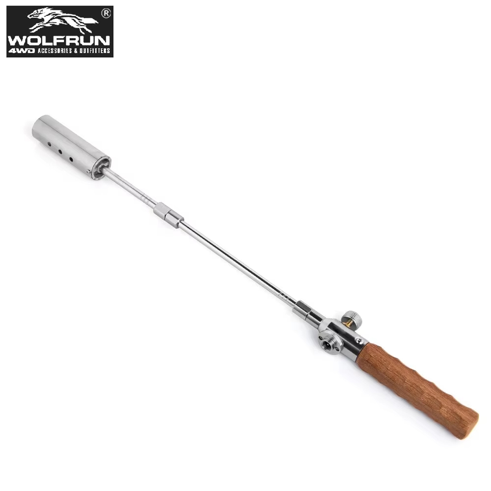 Camping Cooking Torch - Detachable 3-Section Adjustable Flame Torch Portable