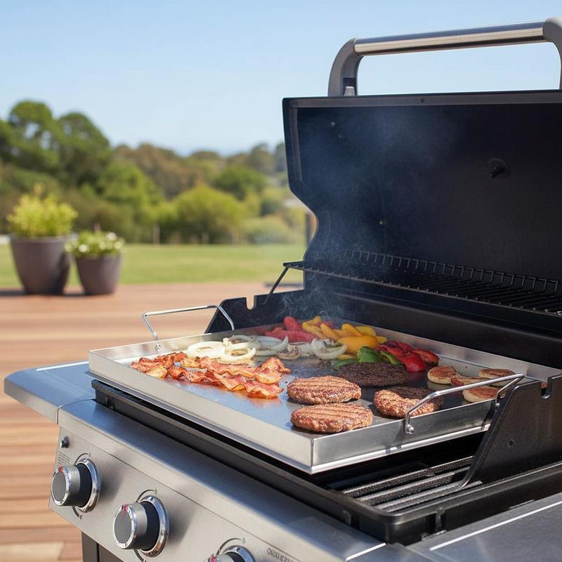 Camping Cooking Accessories - Flat Top Grill Plate 23x16 inch