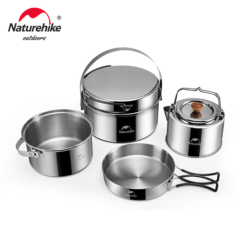 Quechua Camping Cooking Set - Naturehike Camping Cookware Set Kettle Set
