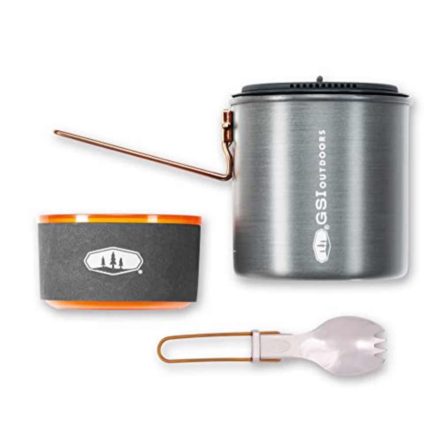 Camping Cooking And Eating Set - Ultralight Backpacking Cooking and Eating Set