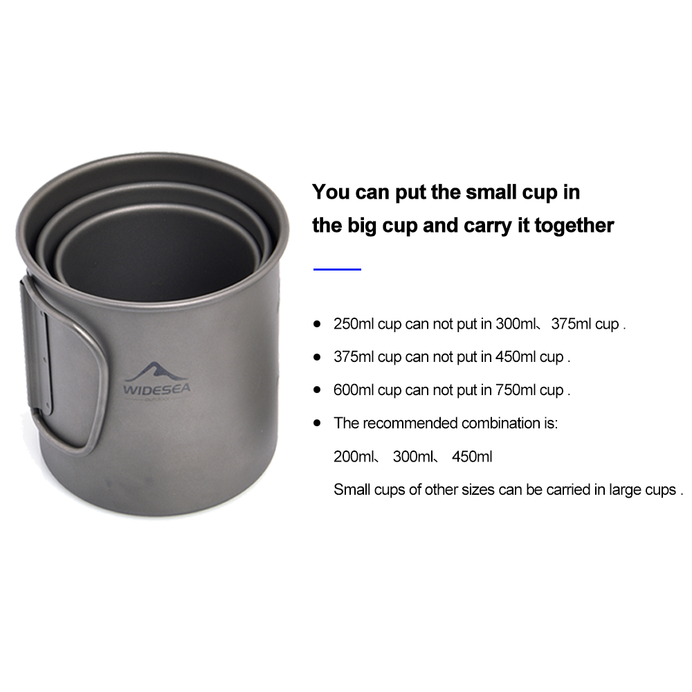 Widesea Camping Mug Titanium C - Quechua Camping Cooking Set recensie en prijs