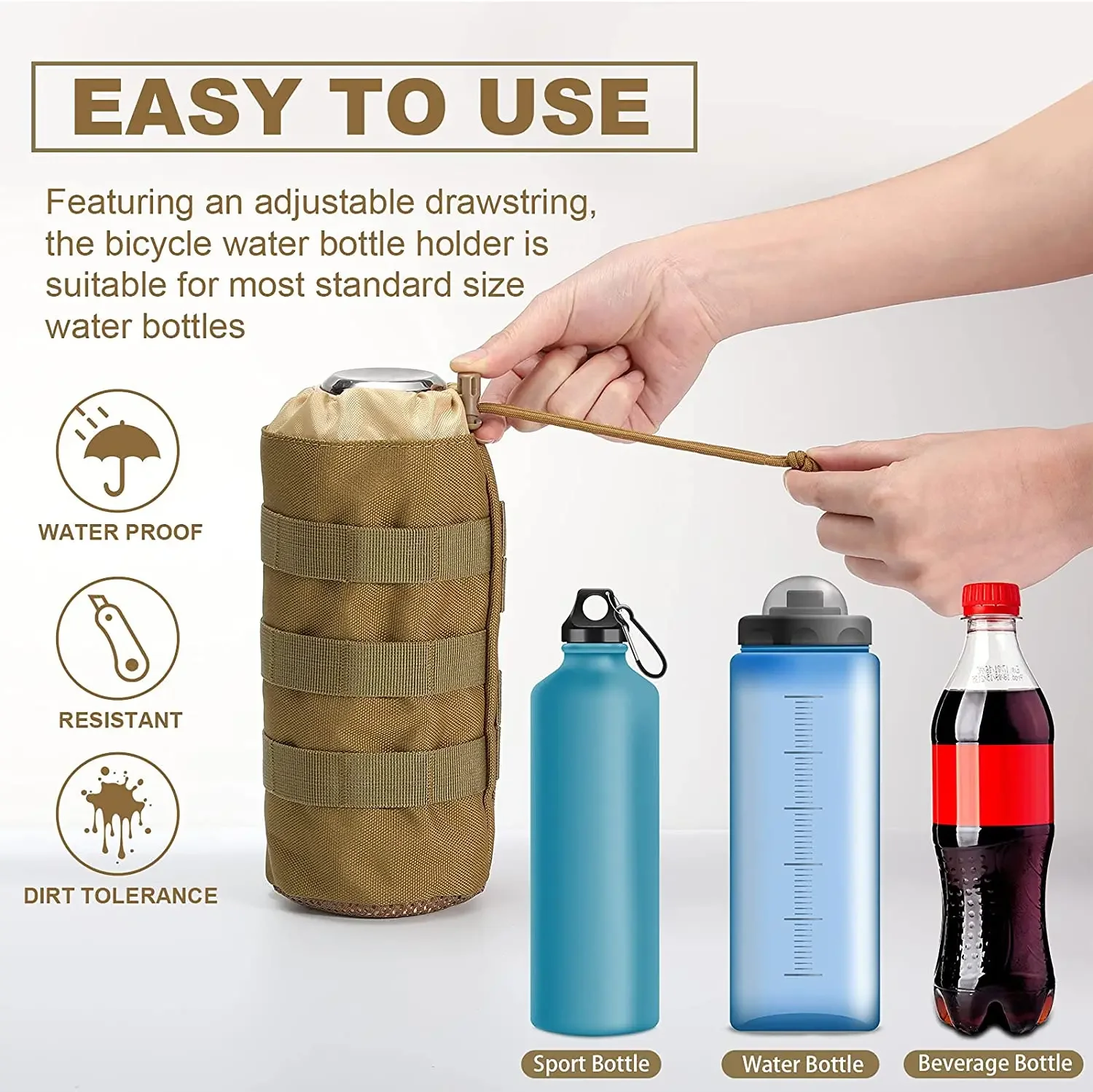 Tactical Molle Water Bottle Ba - Camping Cooking Can recensie en prijs