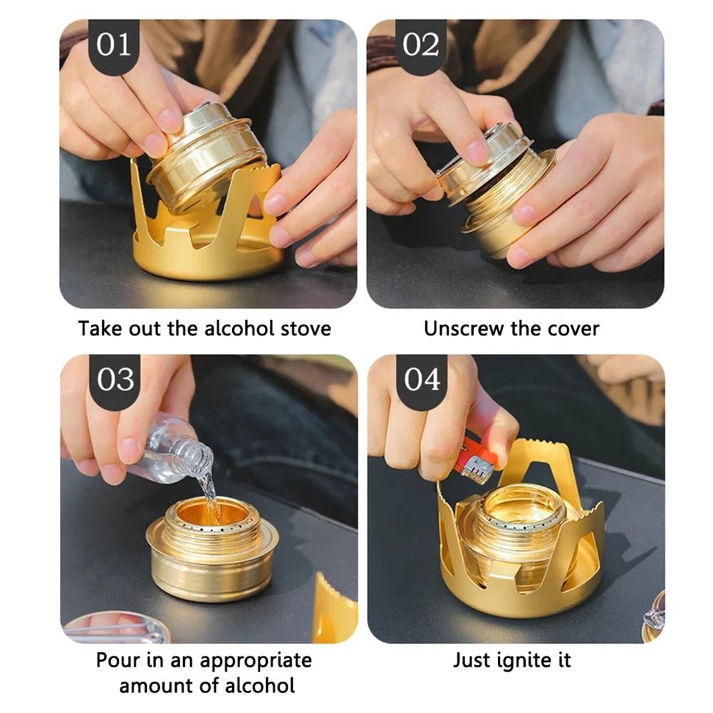 Portable Mini Alcohol Stove Bu - Camping Cooking Alcohol recensie en prijs