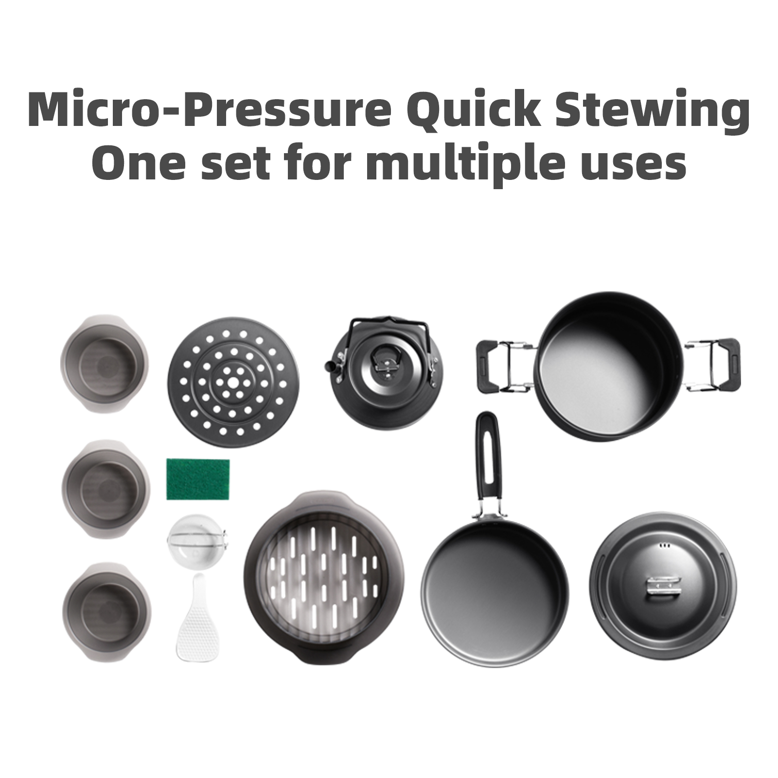 BISINNA Micro Pressure Camping - Quechua Camping Cooking Set recensie en prijs