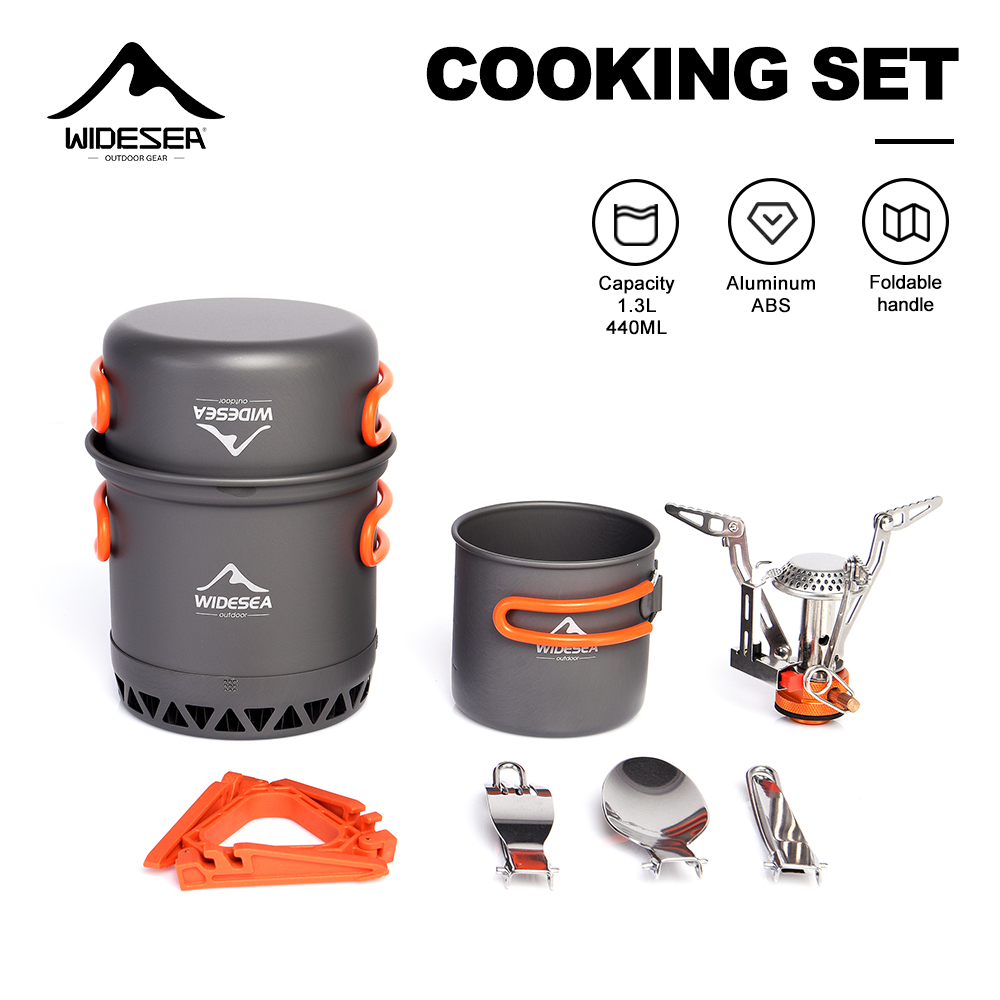 Widesea Portable Camping Cookw - Camping Cooking And Eating Set recensie en prijs