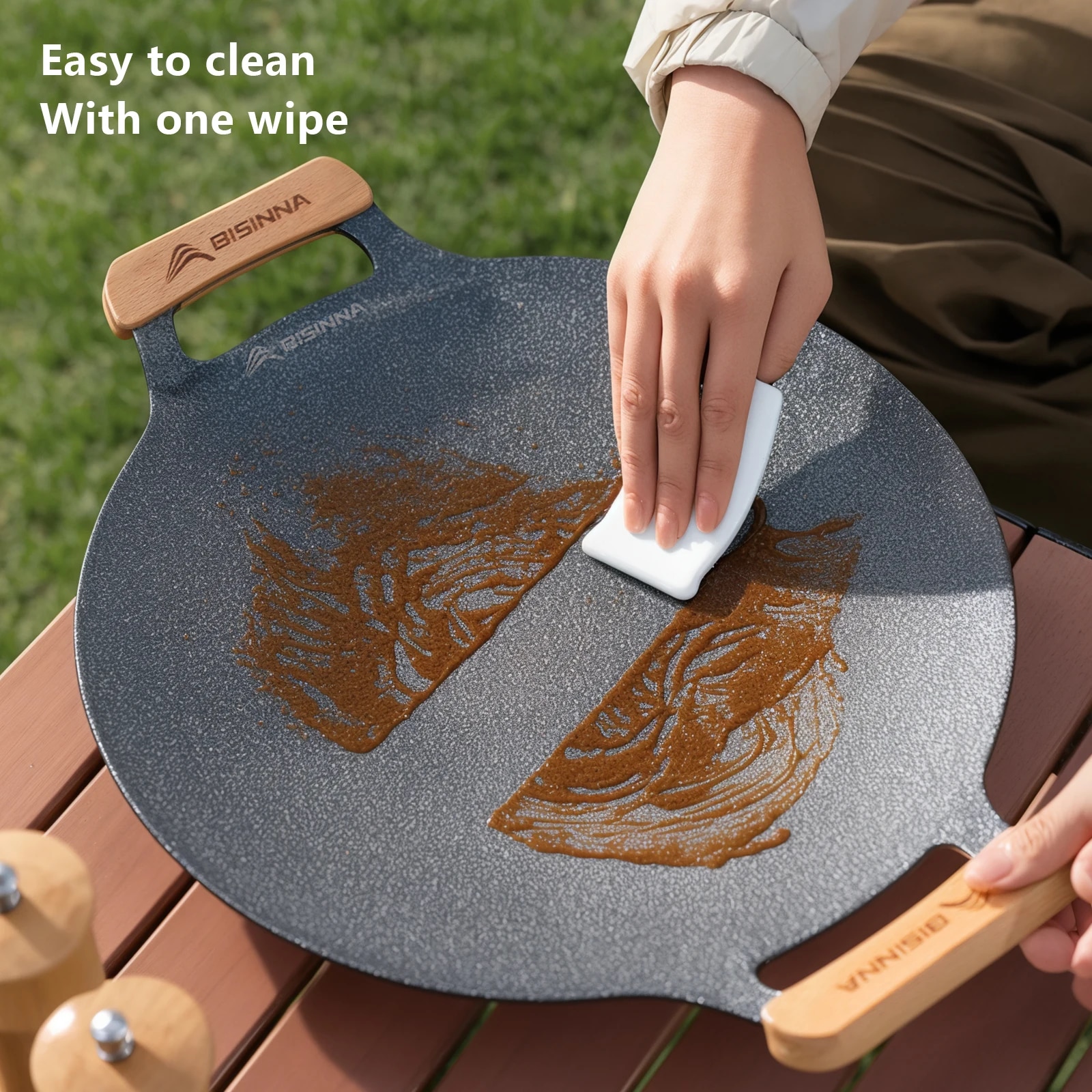 BISINNA 34CM Outdoor BBQ Grill - Camping Cooking Pan recensie en prijs