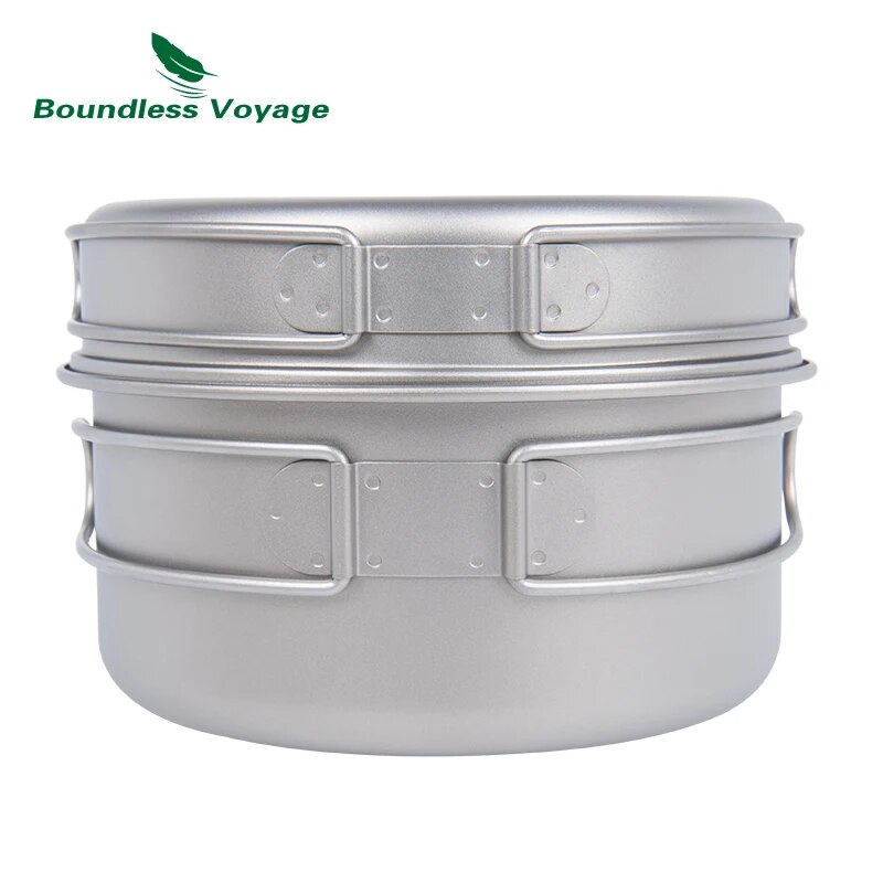 Boundless Voyage Titanium Pot  - Camping Cooking Set 2 Person recensie en prijs