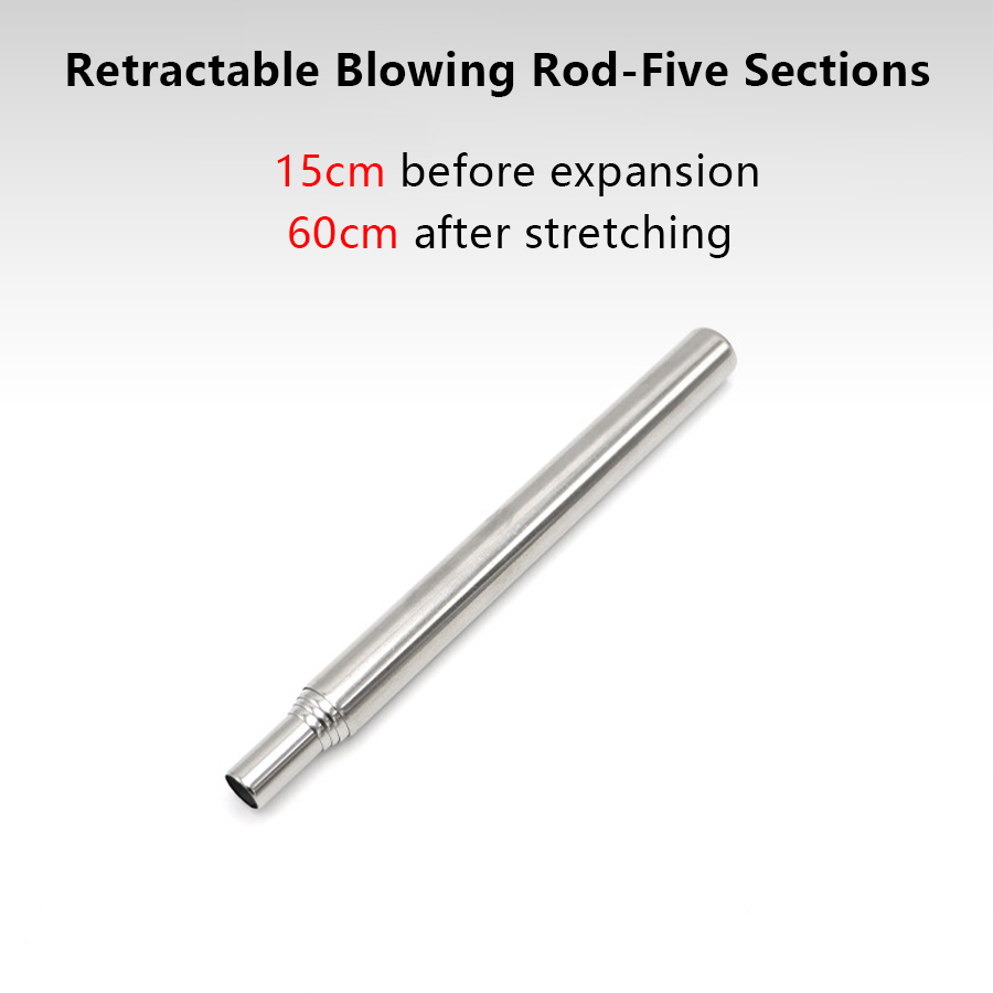 Stainless Steel Blowpipe Pocke - Camping Cooking Gadgets recensie en prijs