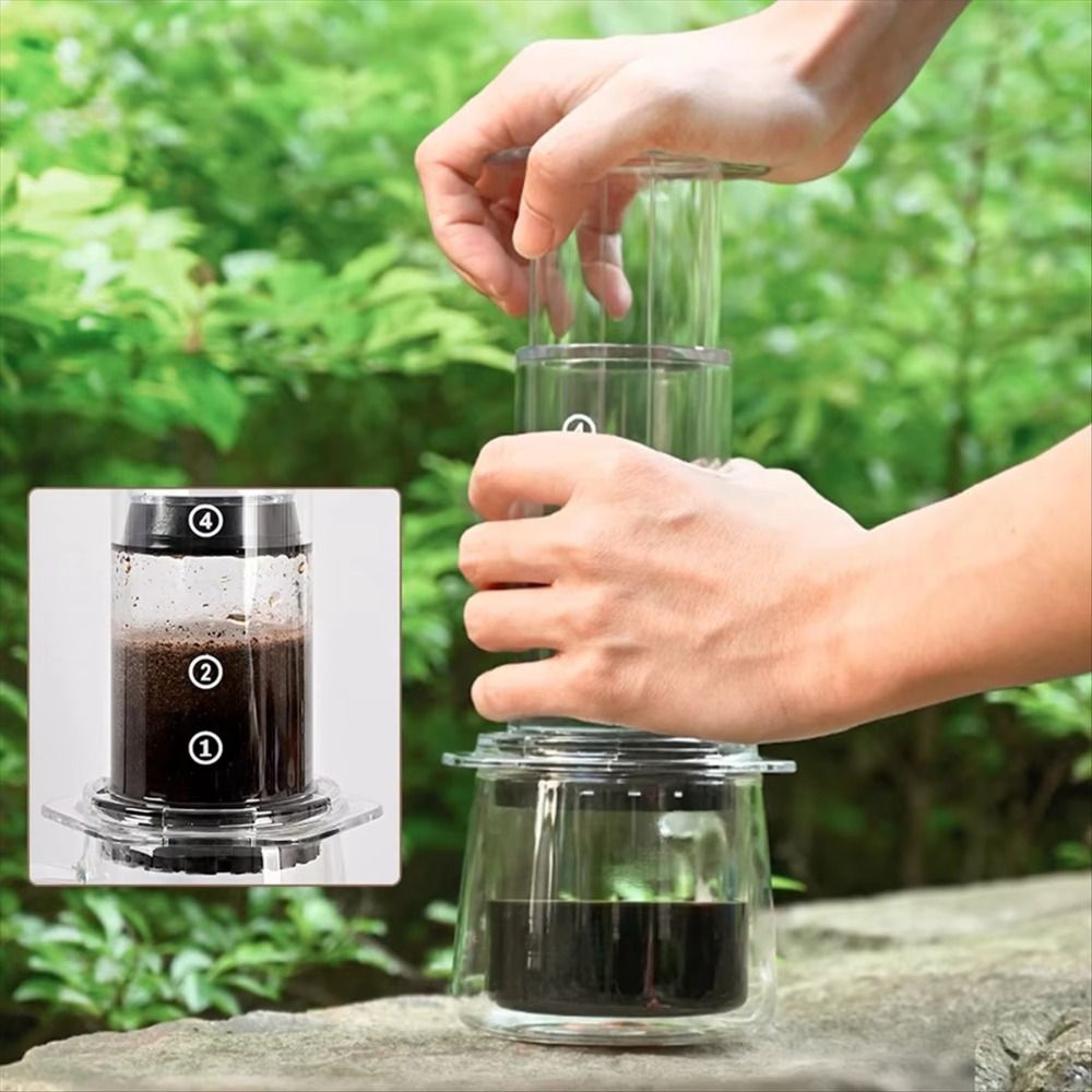 Portable Coffee Kettle French  - Camping Cooking Can recensie en prijs
