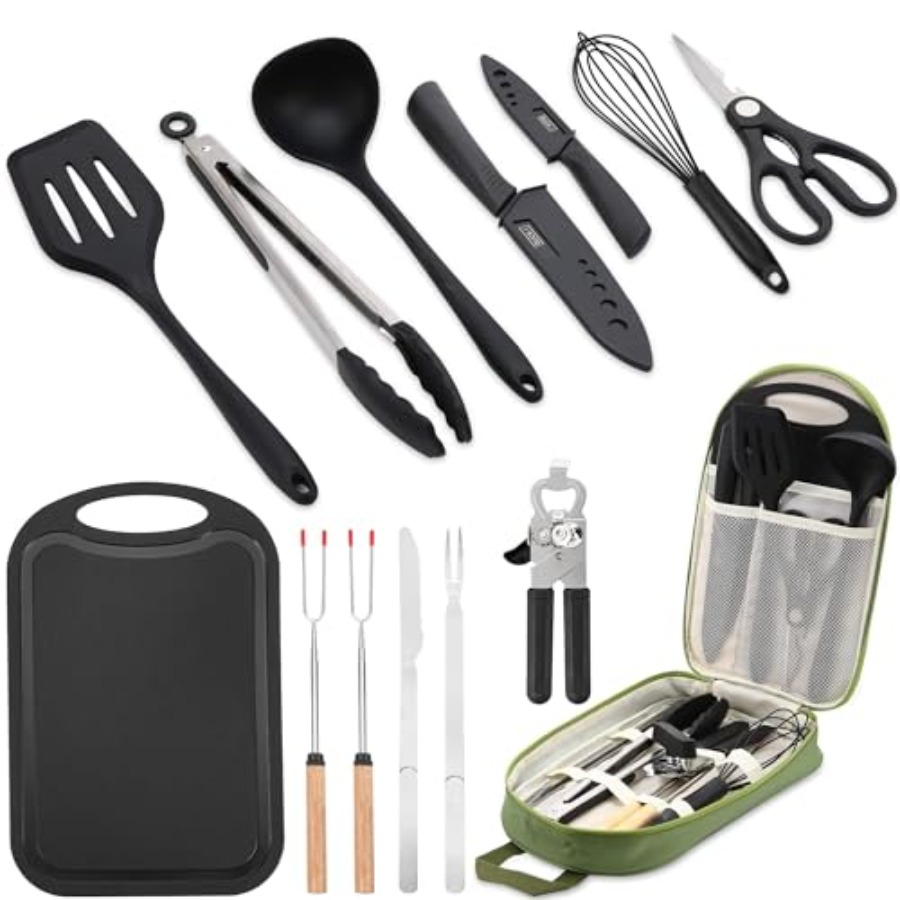 Camping Essentials Cookware Co - Camping Cooking Utensil Set recensie en prijs