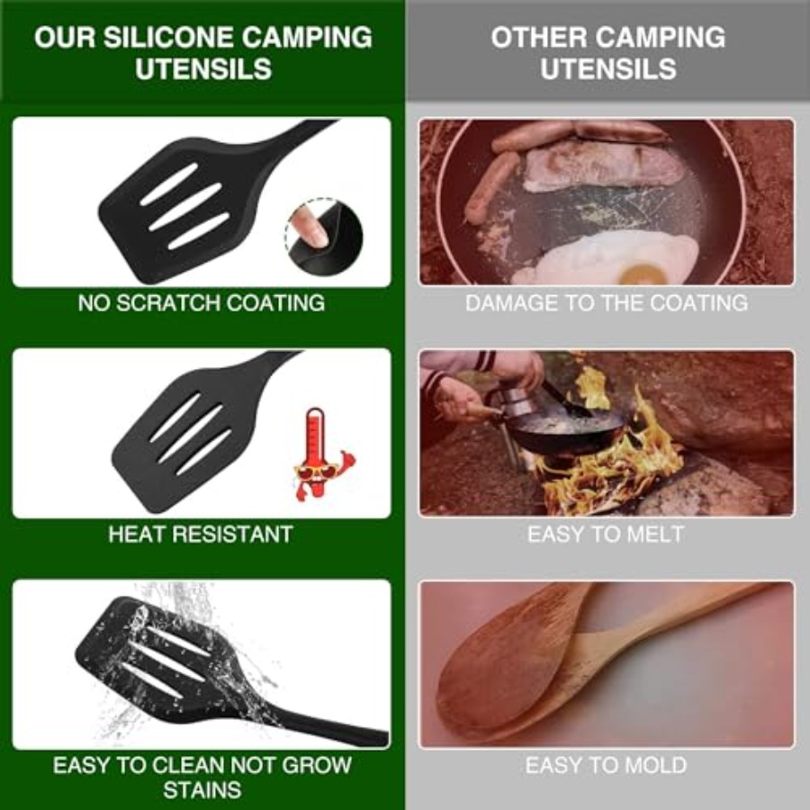 Camping Essentials Cookware Co - Camping Cooking Utensil Set recensie en prijs