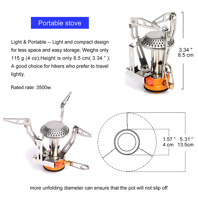 Widesea Portable Camping Cookw - Camping Cooking Set 2 Person recensie en prijs