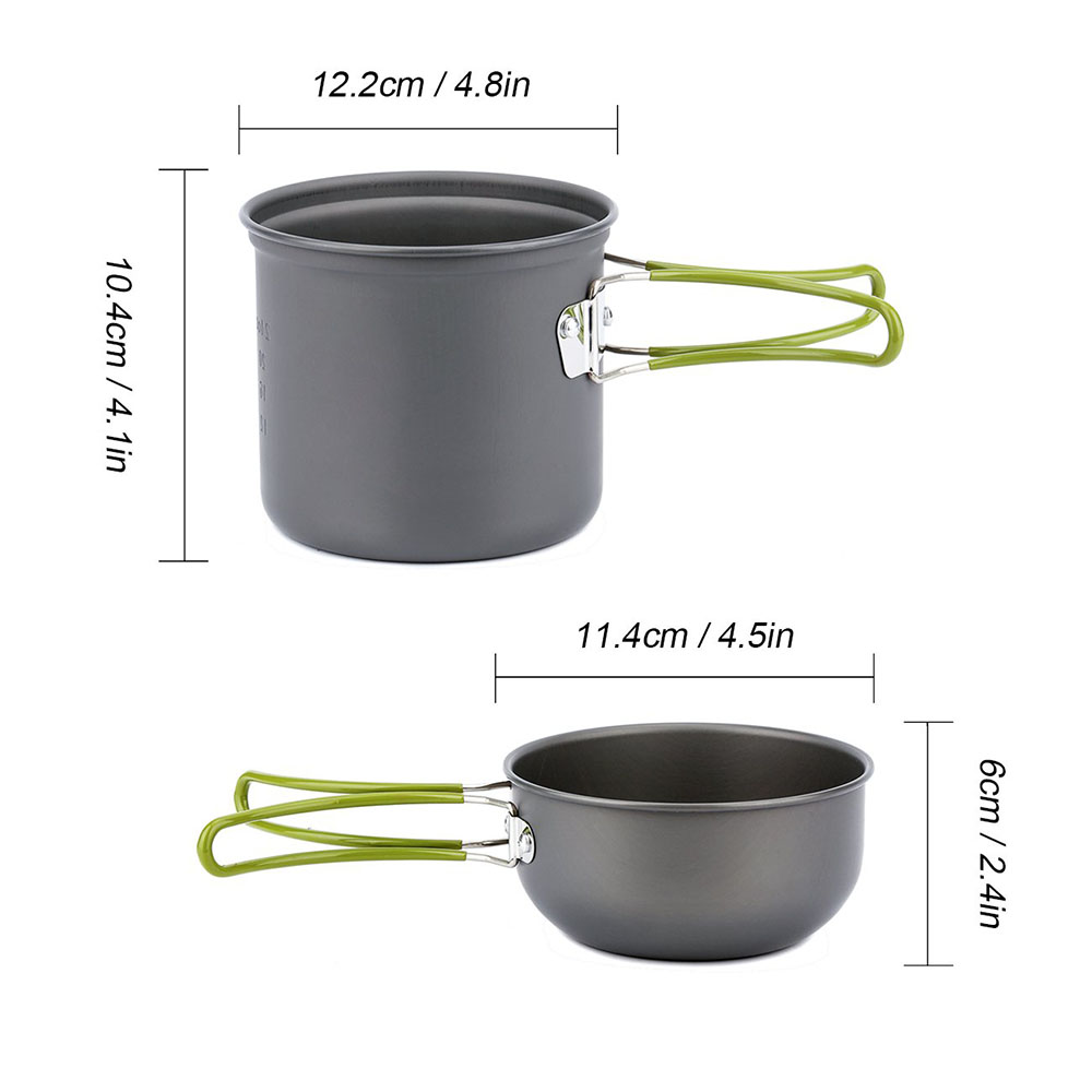 Ultralight Camping Pots Cookwa - Camping Cooking Gadgets recensie en prijs