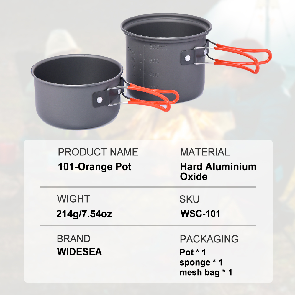 Widesea camping tableware outd - Camping Cooking And Eating Set recensie en prijs
