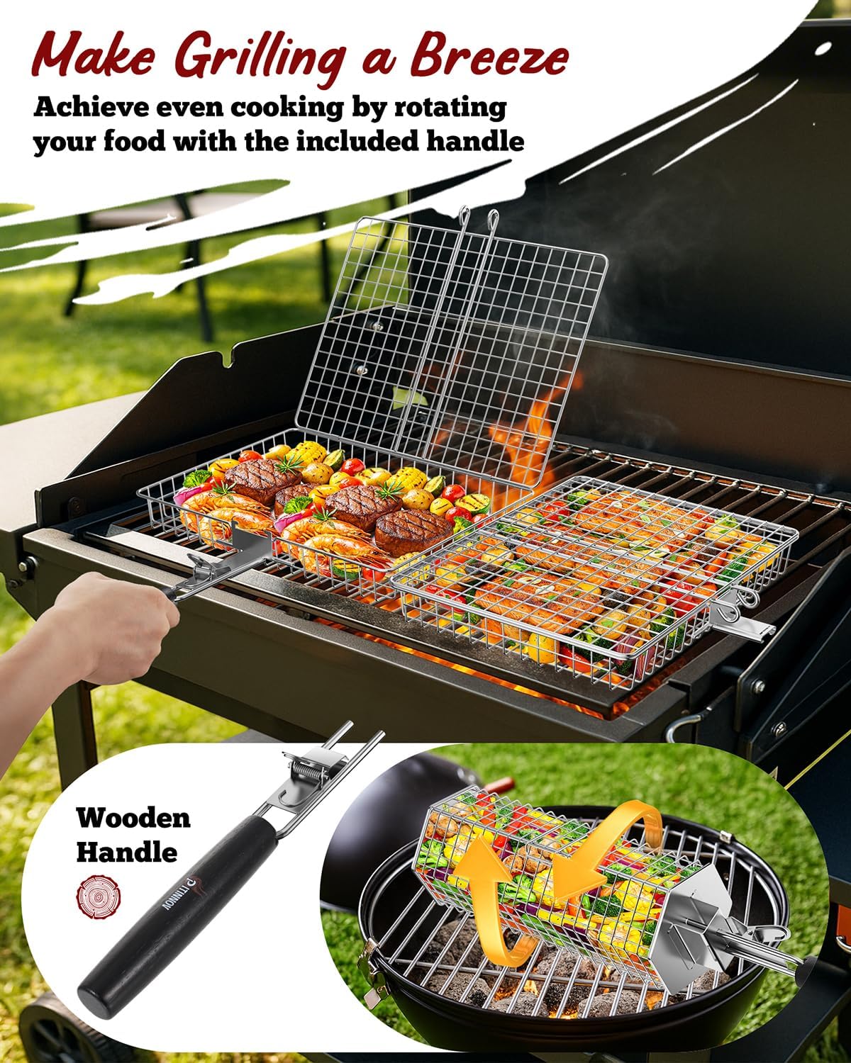 Grill Baskets For Outdoor Gril - Camping Cooking Accessories recensie en prijs