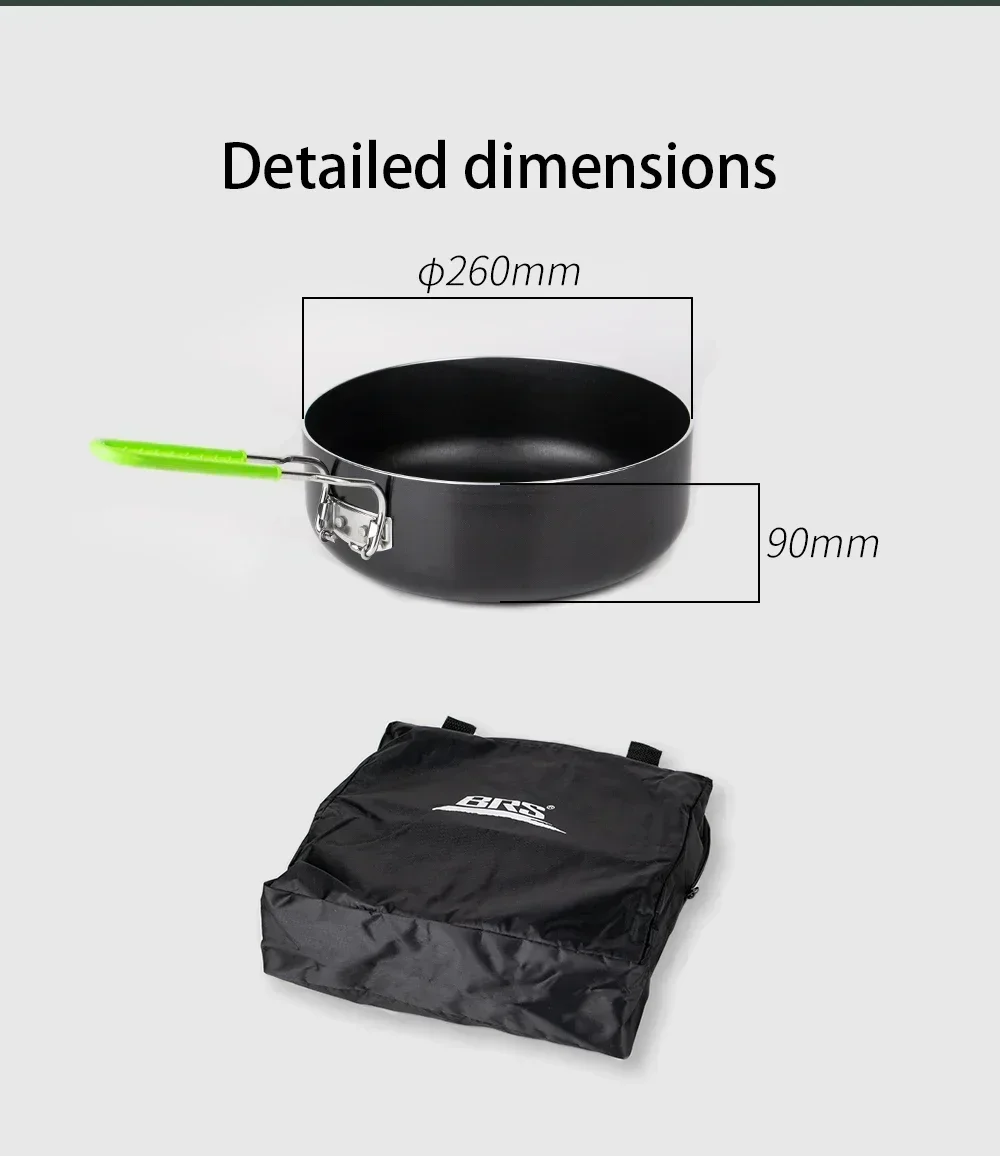 BRS-P26 Multifunctional2026 No - Camping Cooking Pan recensie en prijs