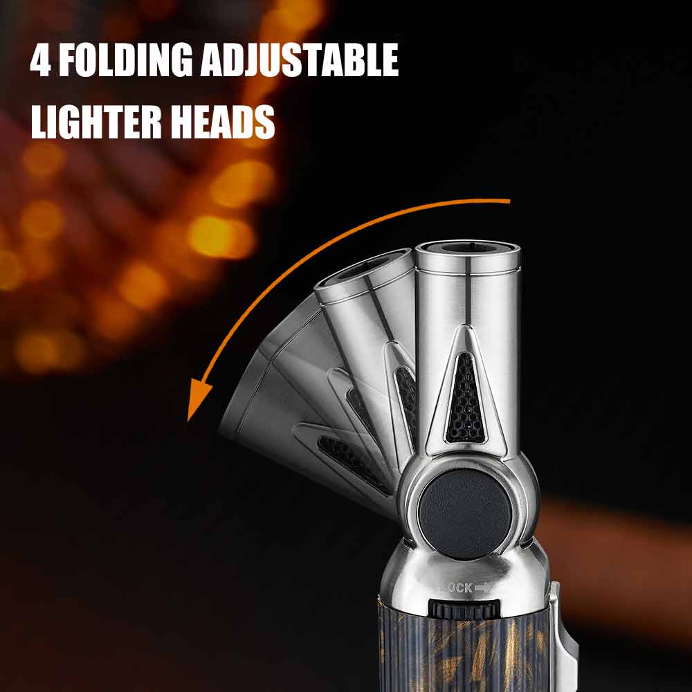 Folding Gun Lighter One Key Lo - Camping Cooking Torch recensie en prijs