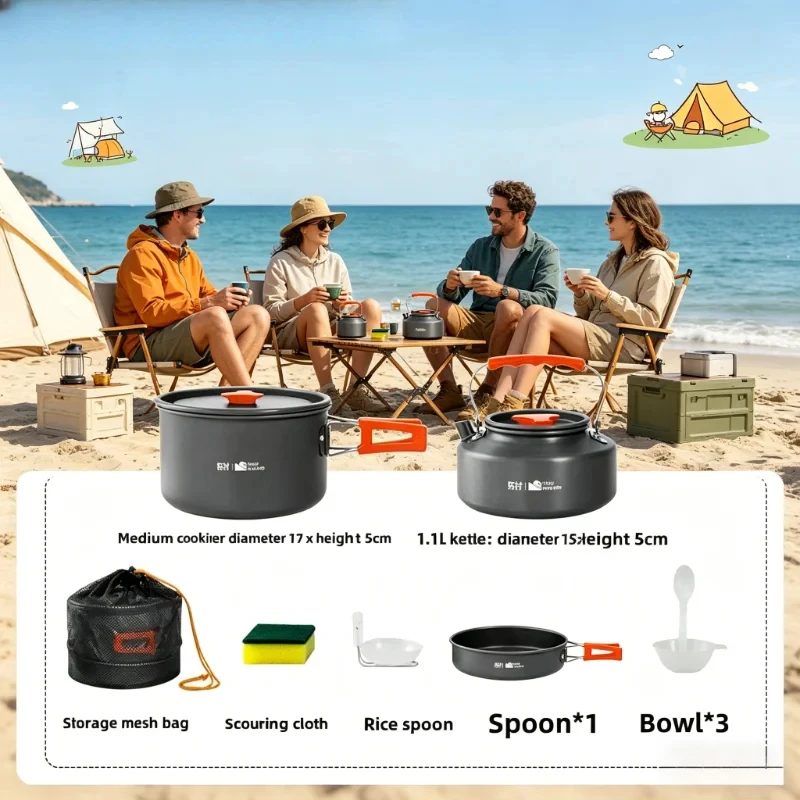 Camping Cookware Set Outdoor P - Quechua Camping Cooking Set recensie en prijs