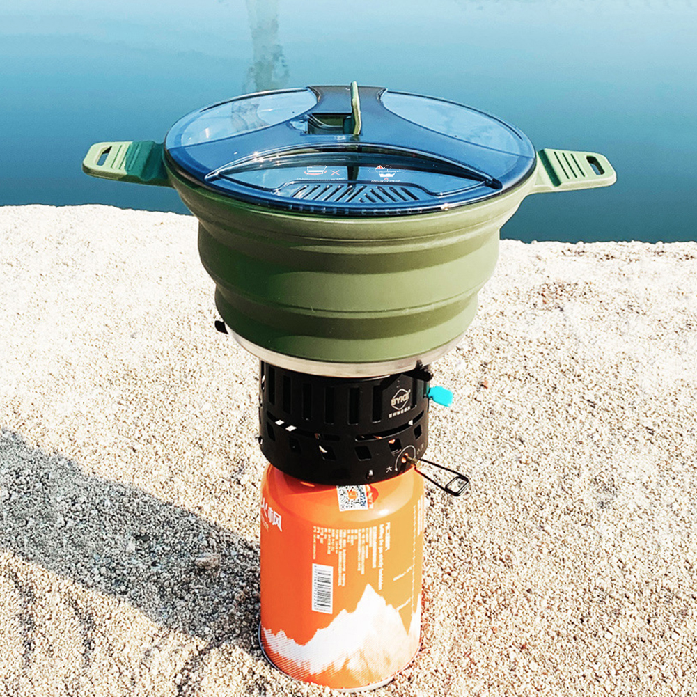 2.5L Silicone Folding Kettle C - Camping Cooking Gadgets recensie en prijs