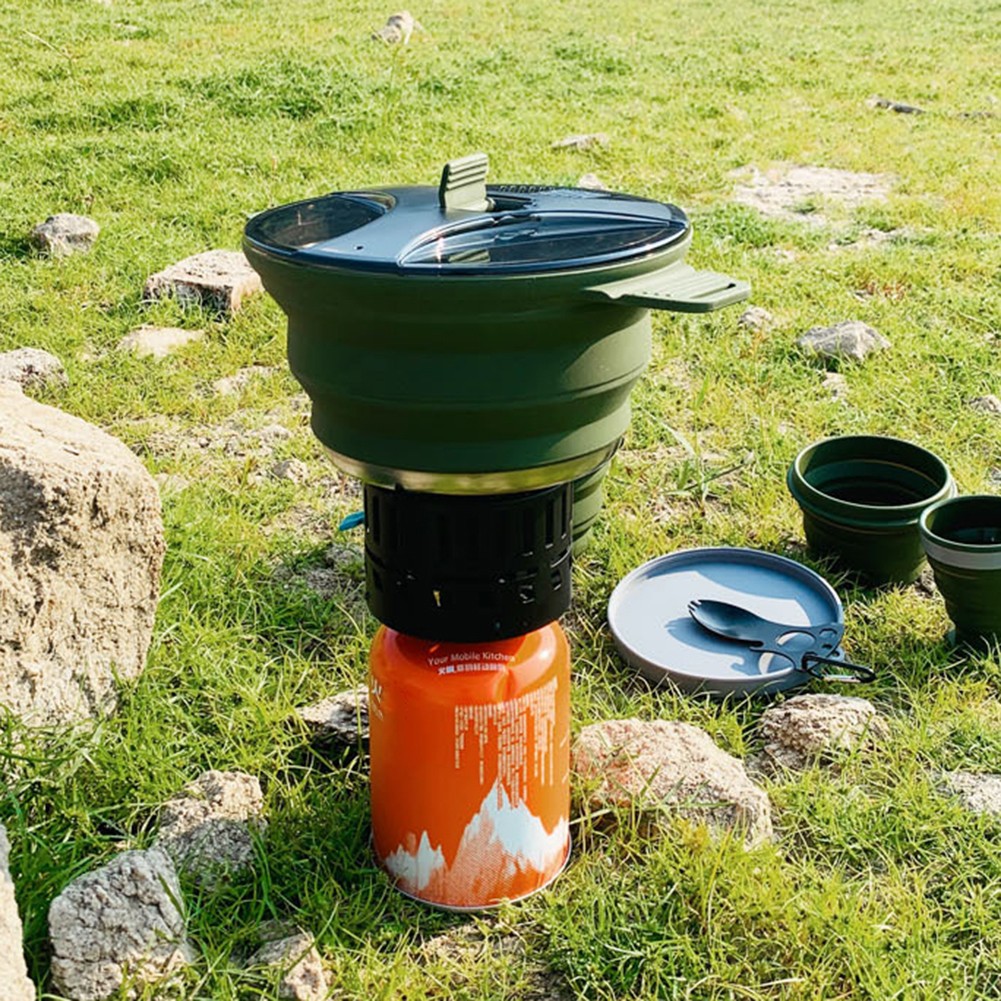 2.5L Silicone Folding Kettle C - Camping Cooking Gadgets recensie en prijs