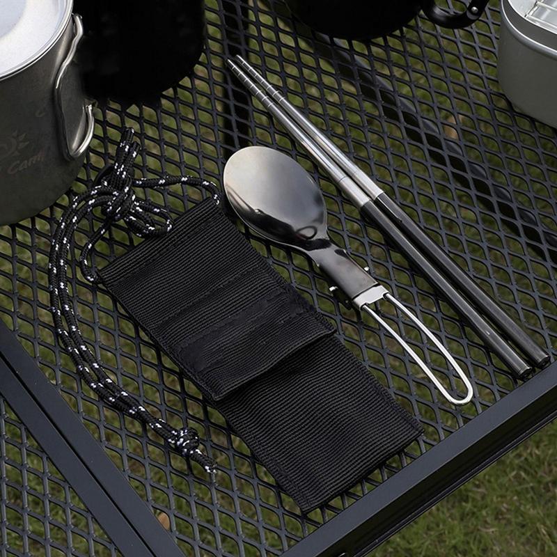 Foldable Spoon Chopsticks Trav - Camping Cooking And Eating Set recensie en prijs