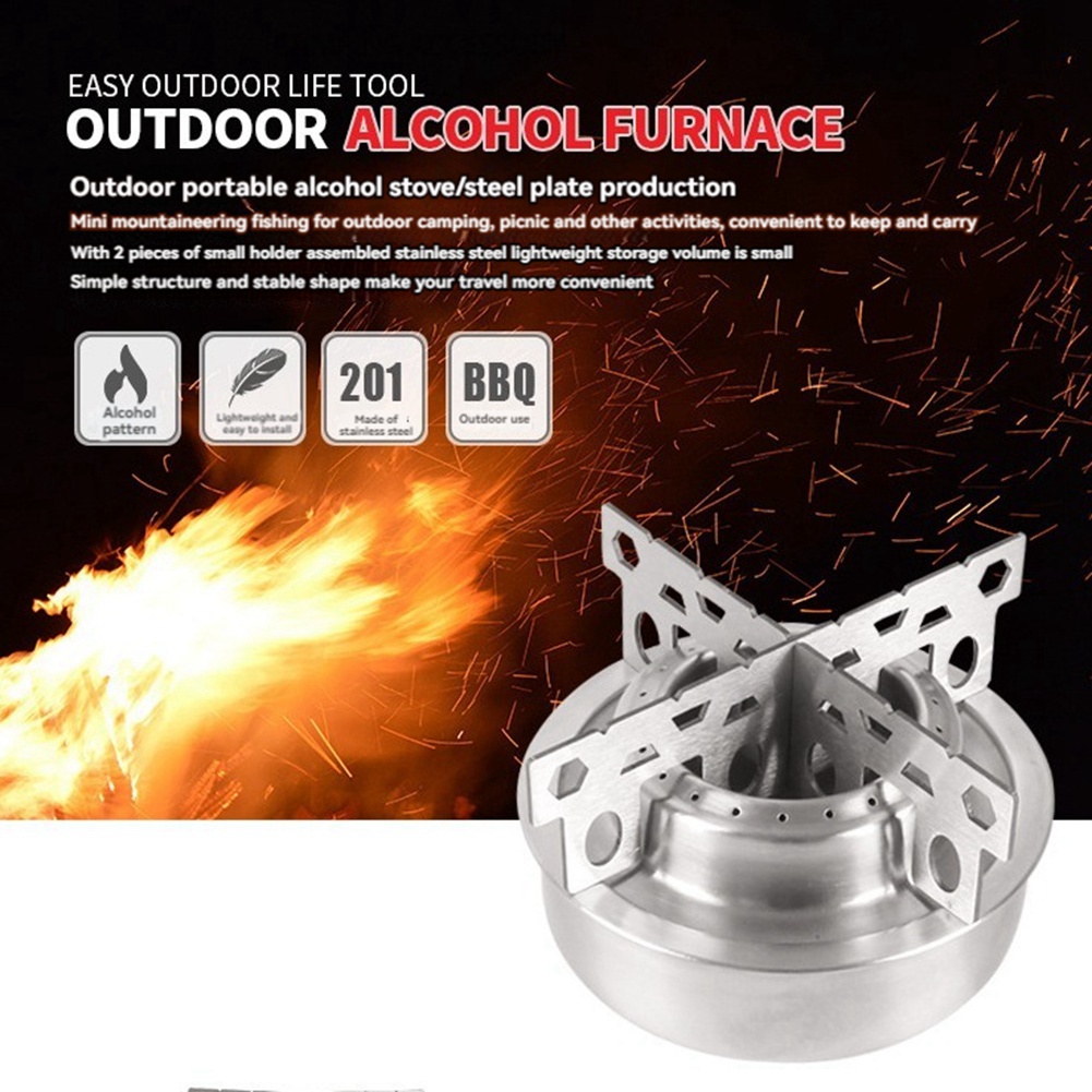 Portable Mini Alcohol Stove Cr - Camping Cooking Alcohol recensie en prijs