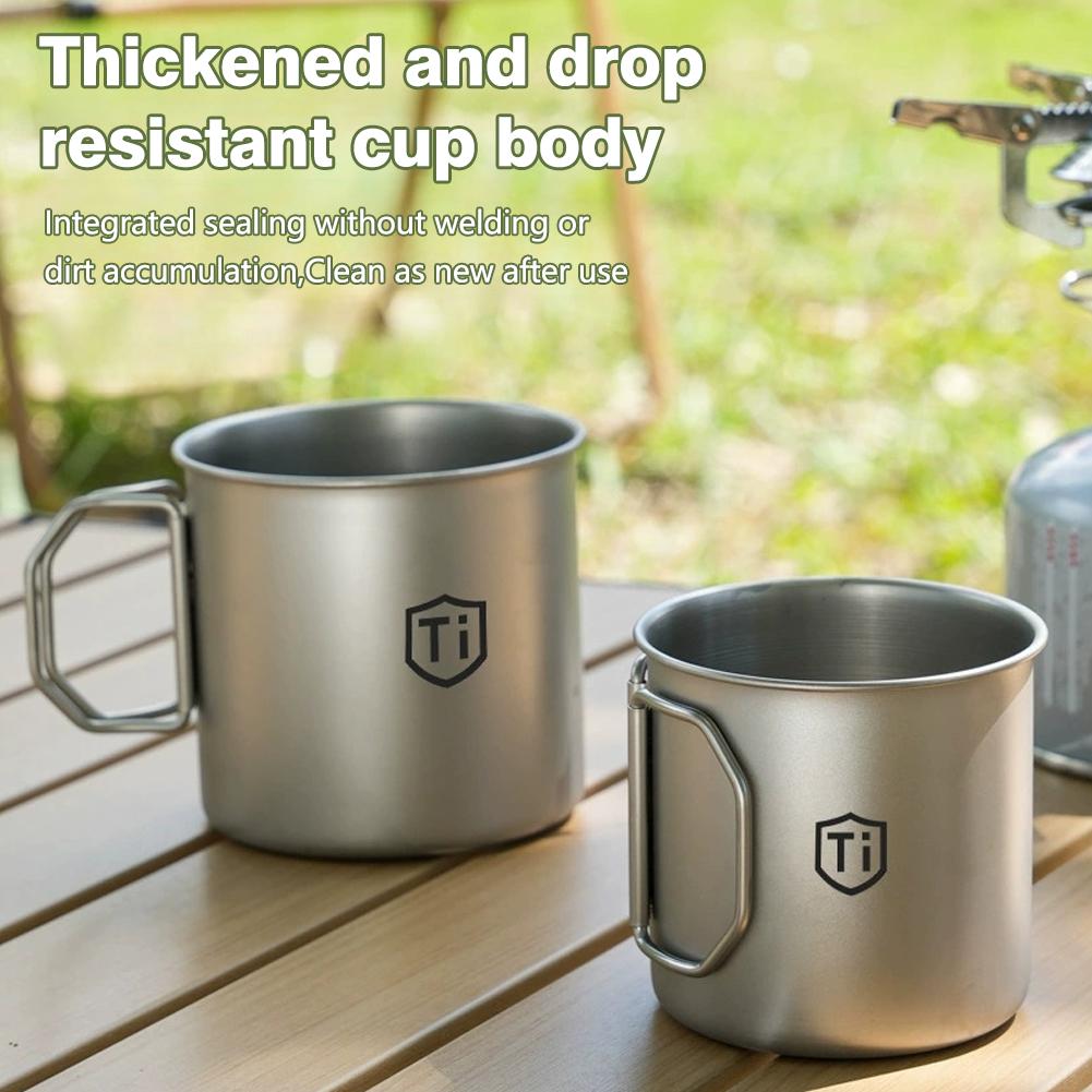 Camping Mug Titanium Cup Touri - Quechua Camping Cooking Set recensie en prijs