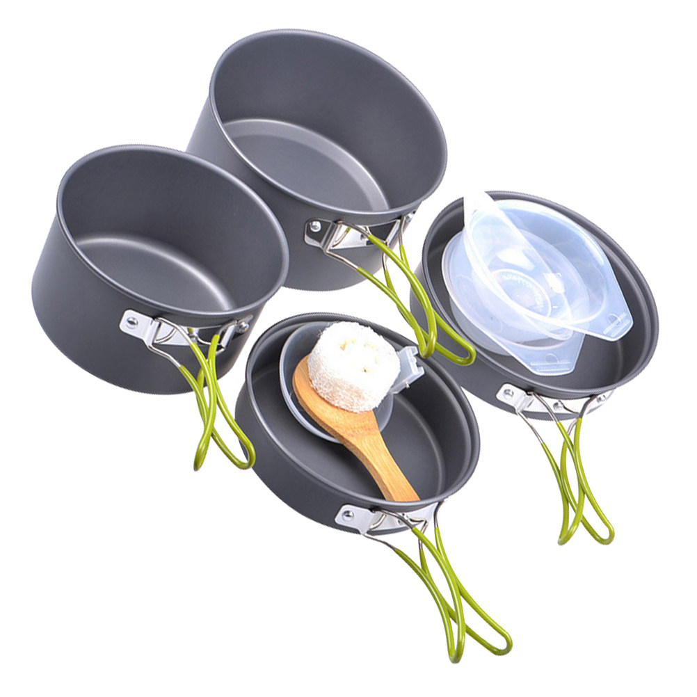 1Set Portable Camping Cookware - Camping Cooking Pan recensie en prijs