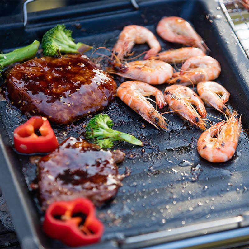 Outdoors Thick Square Grill Pa - Camping Cooking Pan recensie en prijs