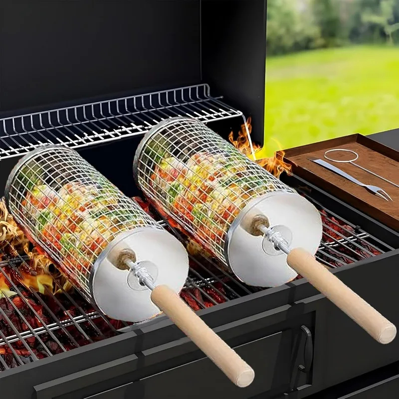 Round Rolling BBQ Grill Net 30 - Camping Cooking Gadgets recensie en prijs
