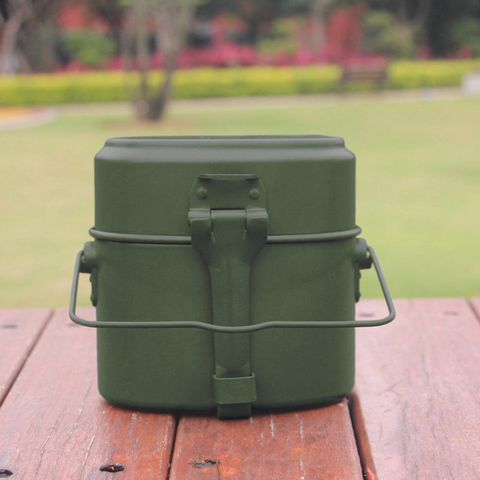 Lunch Box Mess Kit Pot and Pan - Camping Cooking Set 2 Person recensie en prijs