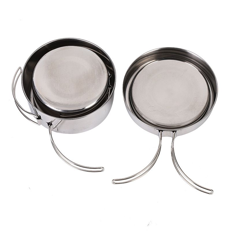 CLS 4-Piece Stainless Steel Ca - Quechua Camping Cooking Set recensie en prijs