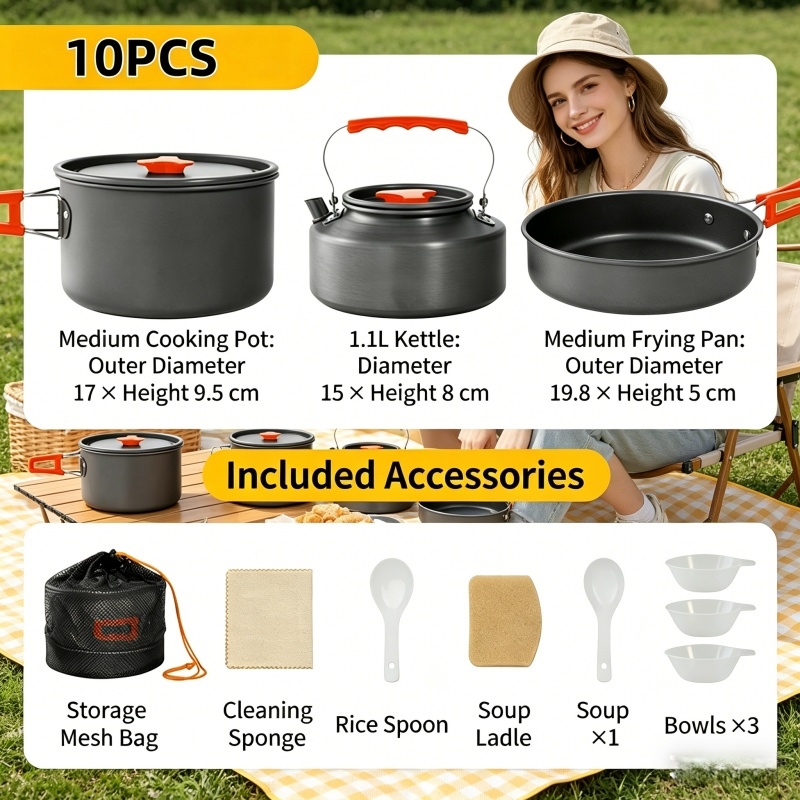Home Household Camping Cookwar - Camping Cooking Utensil Set recensie en prijs