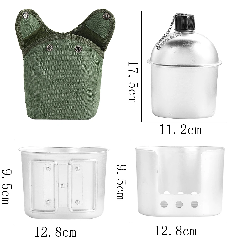 Military Canteen Kettle Campin - Camping Cooking Alcohol recensie en prijs