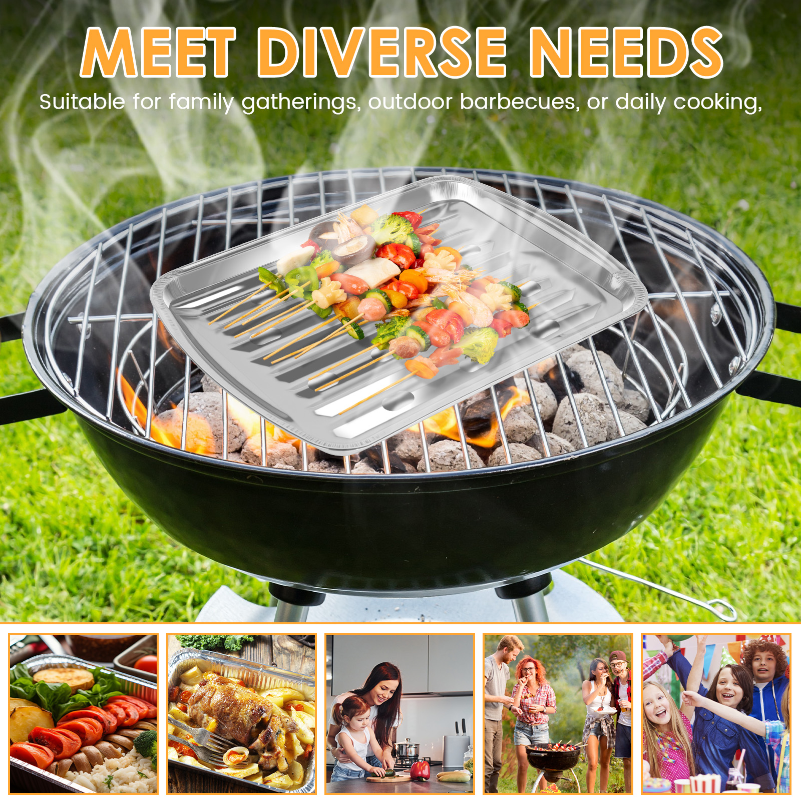 Aluminum Foil Trays Non-Stick  - Camping Cooking Pan recensie en prijs