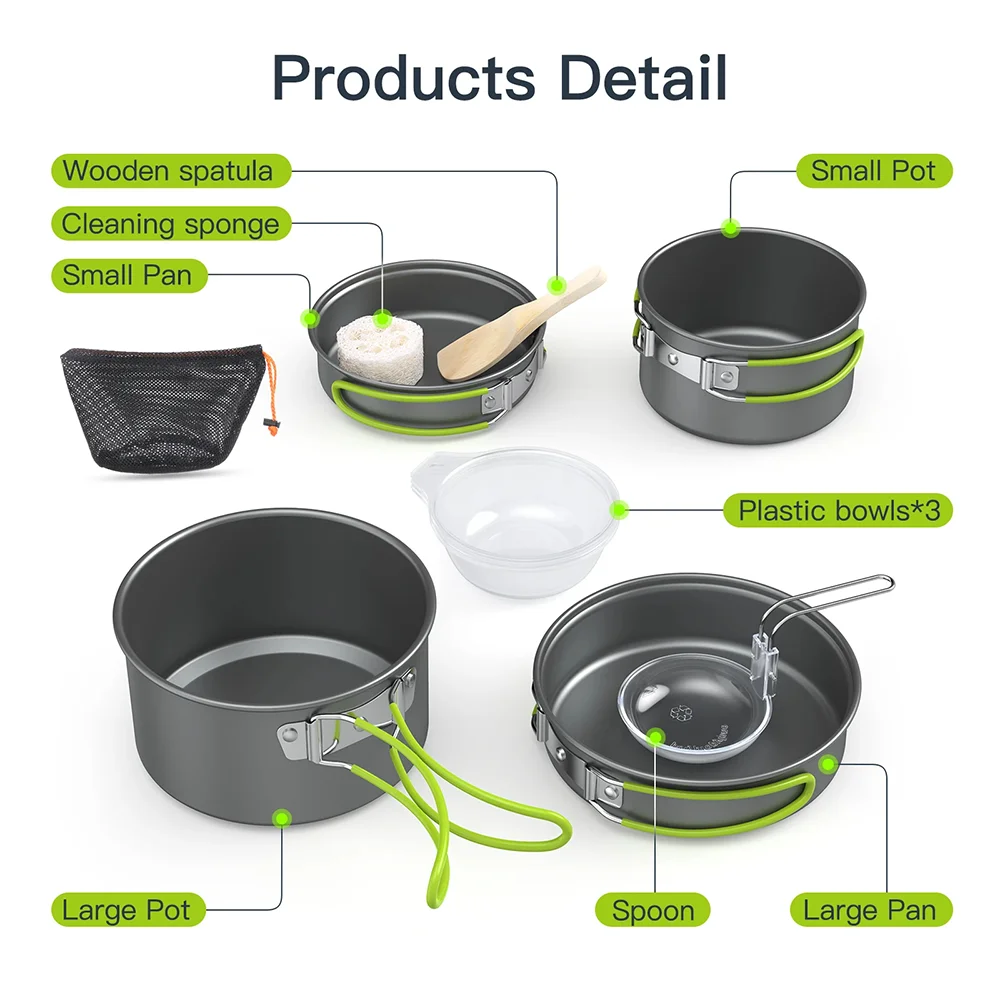 Outdoor Cooking Camping utensi - Quechua Camping Cooking Set recensie en prijs