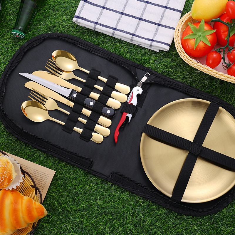 10Pcs Camping Tableware Set 30 - Camping Cooking Utensil Set recensie en prijs