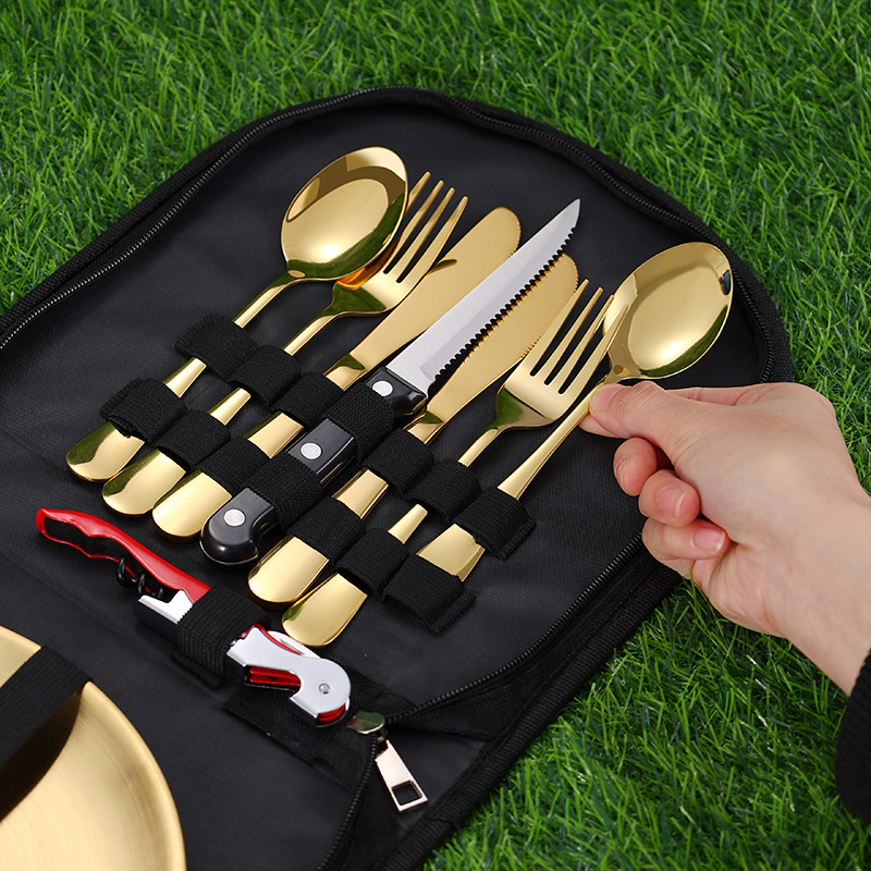 10Pcs Camping Tableware Set 30 - Camping Cooking Utensil Set recensie en prijs