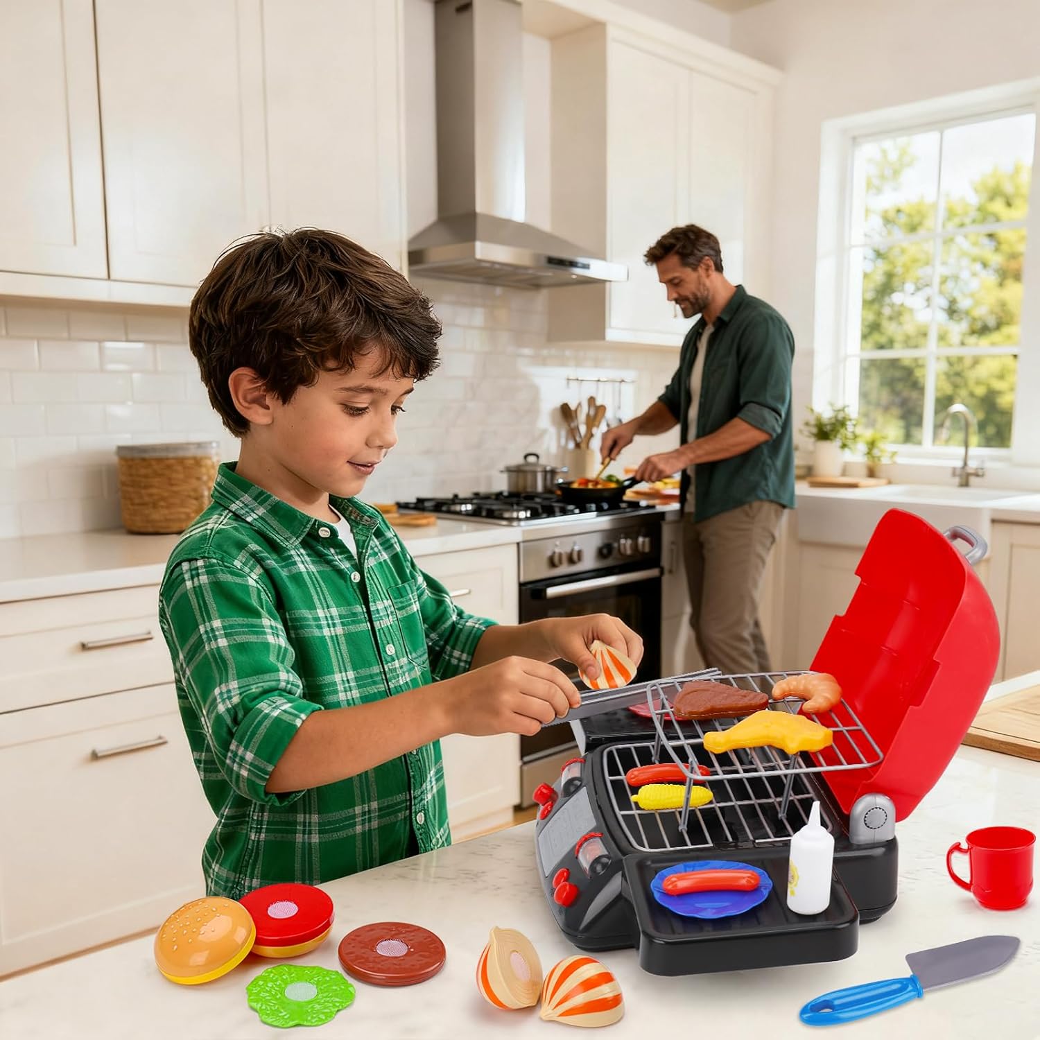 Children's Electric Play Food  - Camping Cooking And Eating Set recensie en prijs