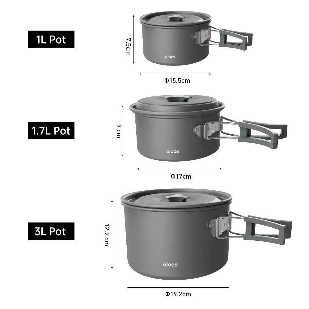Camping Cooking Pot Aluminum A - Camping Cooking Gadgets recensie en prijs