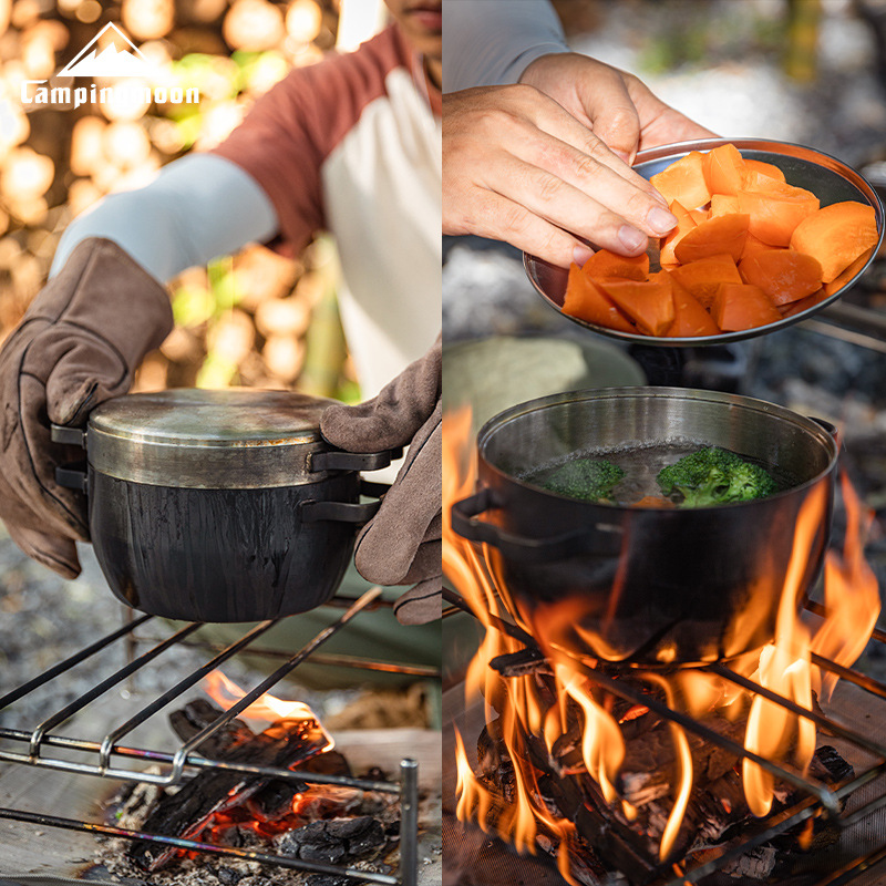CAMPINGMOON DO-25 Extra-Thick  - Camping Cooking Pan recensie en prijs