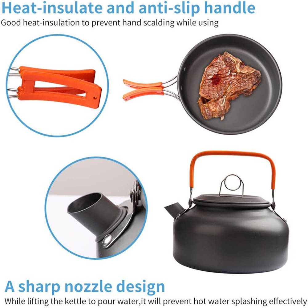 Outdoor camping cooking set, n - Quechua Camping Cooking Set recensie en prijs