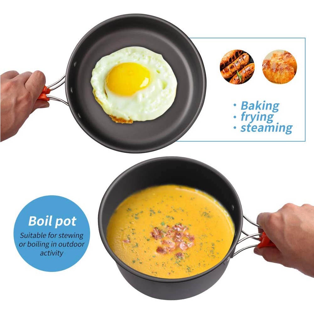 Outdoor camping cooking set, n - Quechua Camping Cooking Set recensie en prijs