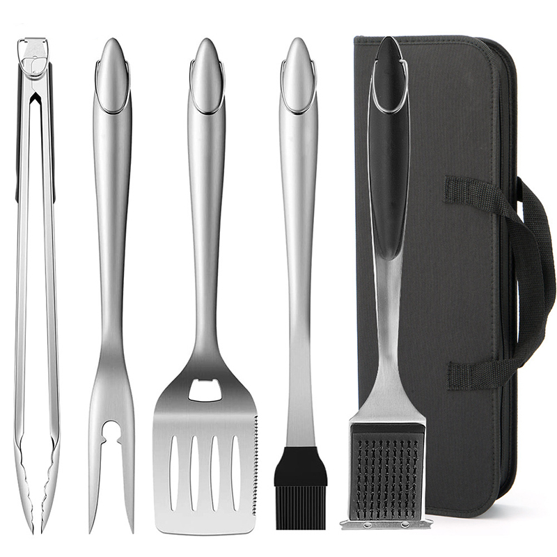 Stainless Steel Barbecue Tool  - Quechua Camping Cooking Set recensie en prijs