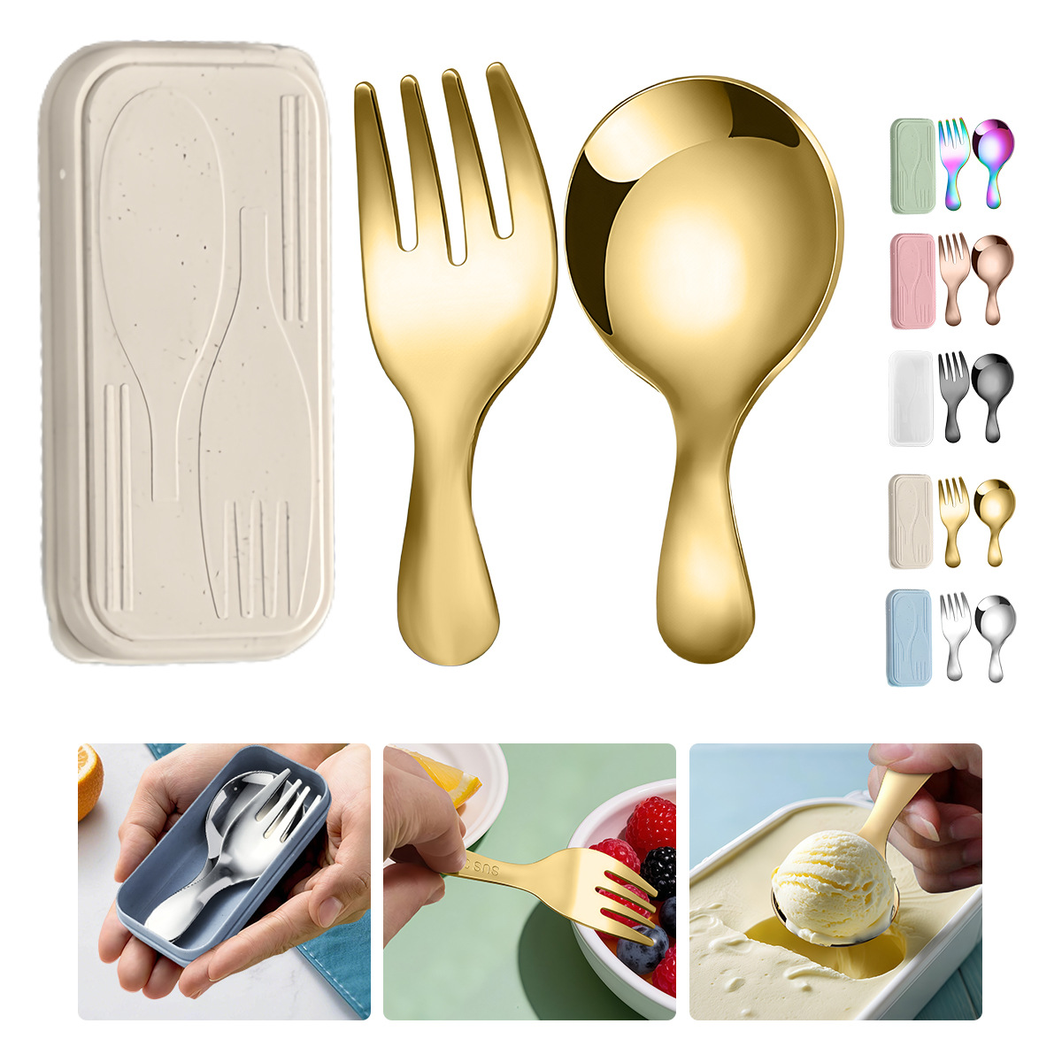 Stainless Steel Tableware Set  - Camping Cooking And Eating Set recensie en prijs