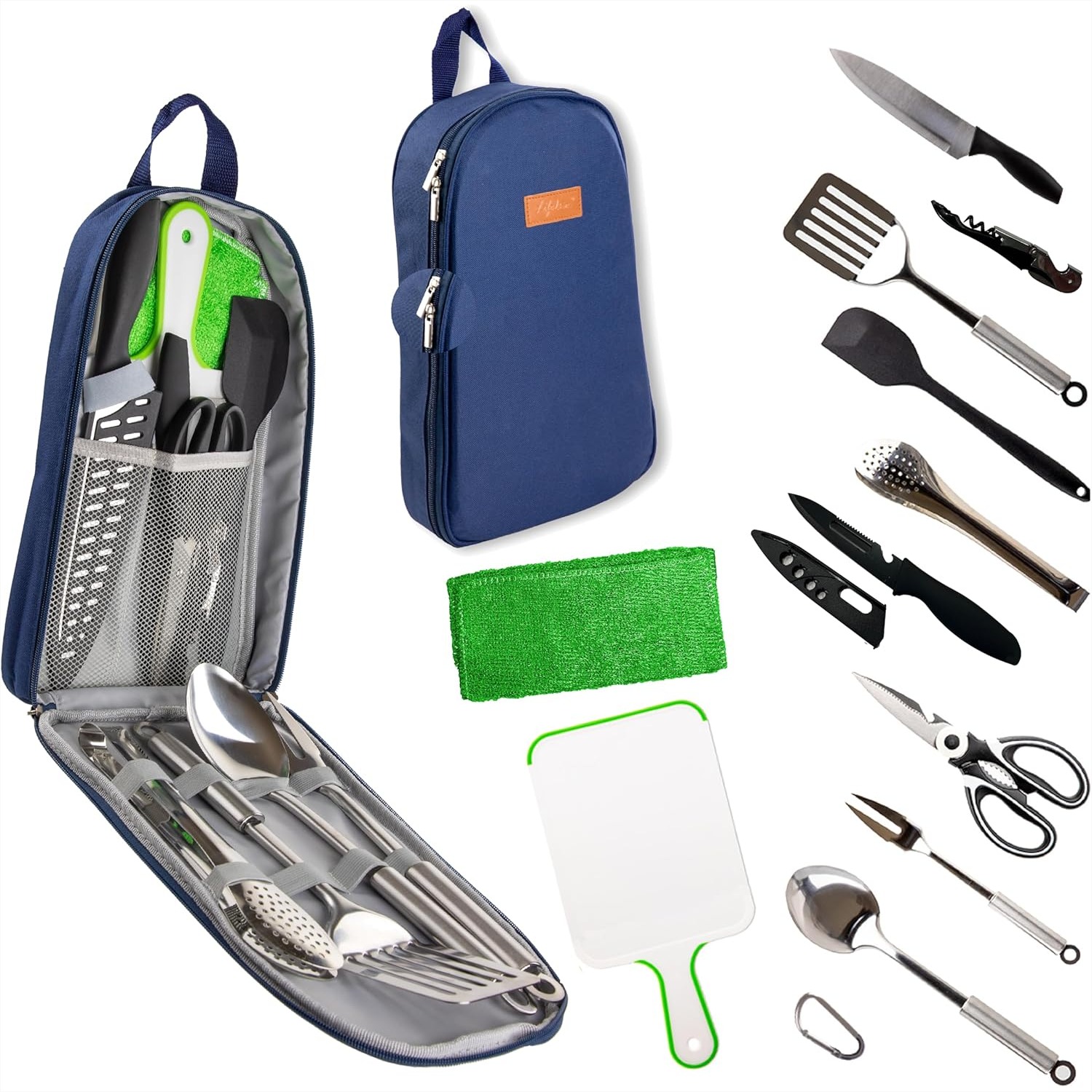 12 Pcs Camp Cooking Utensil Se - Camping Cooking Utensil Set recensie en prijs