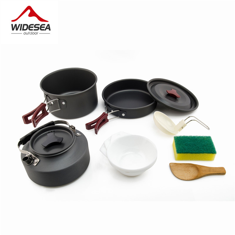 Widesea Camping Cookware Set O - Quechua Camping Cooking Set recensie en prijs